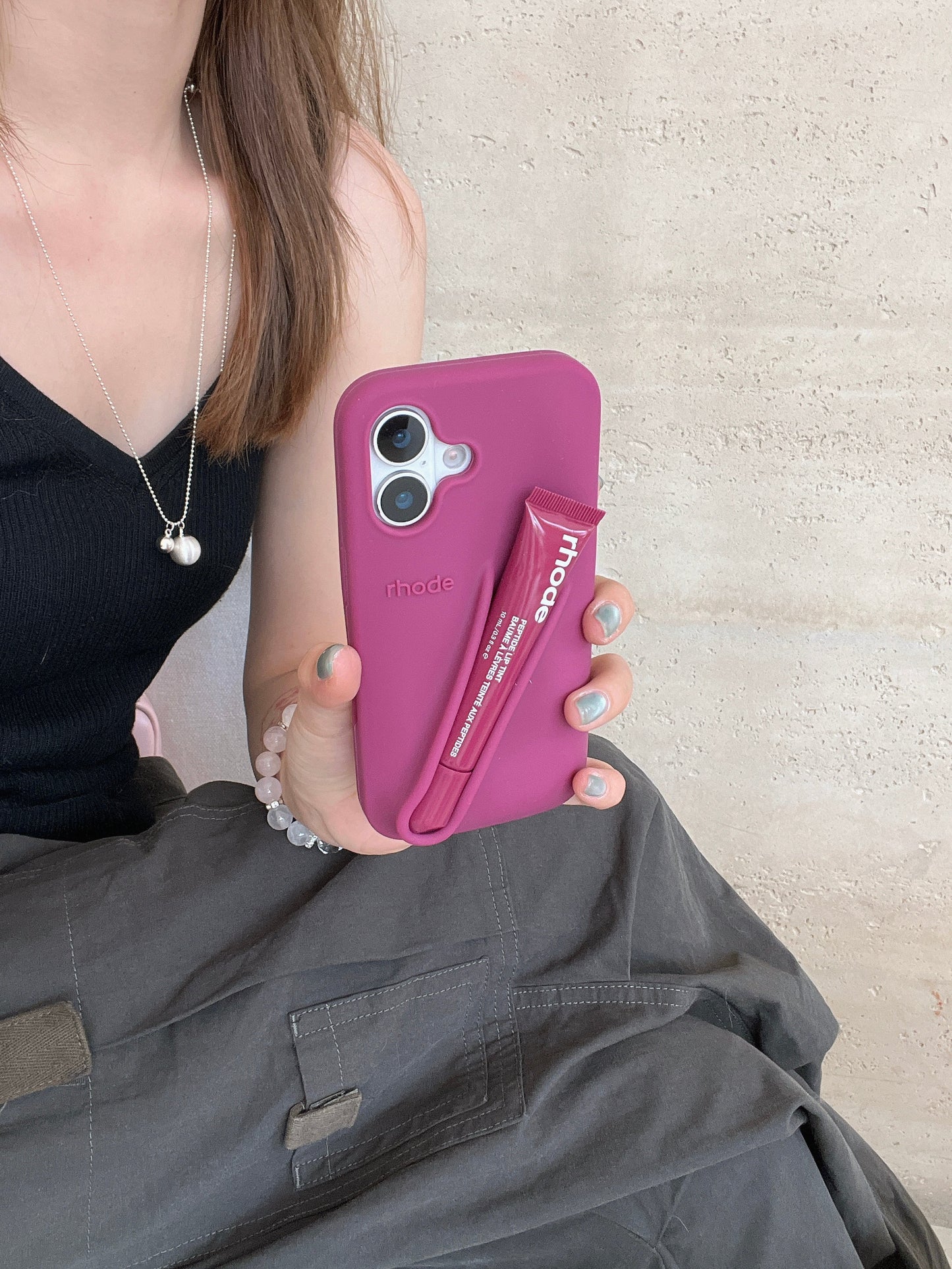 Frendorf |  3D Silikon Lippenstift Handyhülle für iPhone