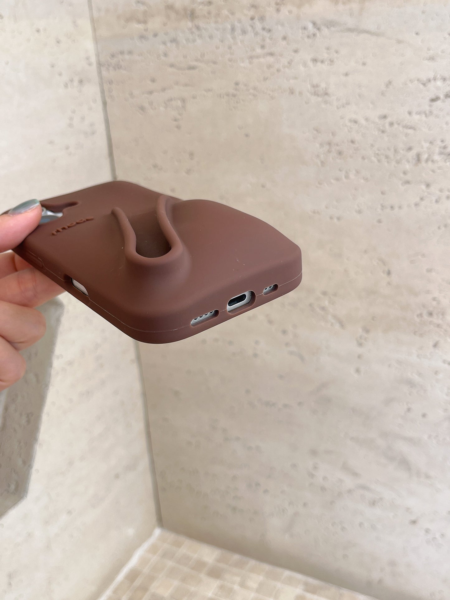 Frendorf |  3D Silikon Lippenstift Handyhülle für iPhone