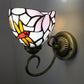 Frendorf | 1 Lamp Wandlamp Sconces Victoriaanse Kom Geel Glas Juffer Patroon Wandverlichting in Messing