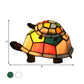 Schneiden Glas Schildkröte Mama und Baby Tischlicht Tiffany 1 Kopf Nachttischlampe für Schlafzimmer