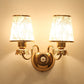 Frendorf | Kromming Wandgemonteerde Lamp Hedendaagse Metallische Gouden Wandlamp met Geometrische Glazen Schaduw