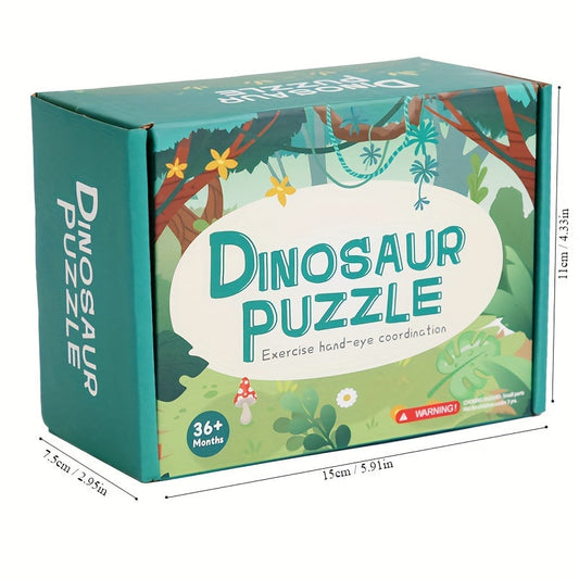 Frendorf | Bildungs-Dinosaurier-Puzzle - Für kreatives Lernen und spielerischen Spaß