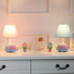 1 Glühbirne Fat Elephant Schreibtischlampe mit Punkt-Schirm Kinder Harz Studie Licht für Baby Schlafzimmer