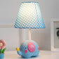 1 Glühbirne Fat Elephant Schreibtischlampe mit Punkt-Schirm Kinder Harz Studie Licht für Baby Schlafzimmer