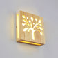 Frendorf | Vierkant Uitsparing Woonkamer Wandlamp Houten LED Hedendaagse Muur Gemonteerd Licht