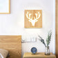Frendorf | Vierkant Uitsparing Woonkamer Wandlamp Houten LED Hedendaagse Muur Gemonteerd Licht