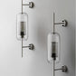 Frendorf | Pill Kapsel Wandverlichting Modernisme Helder Glas 1-Lamp Badkamer Wandlamp Sconces met Binnen Mesh Scherm