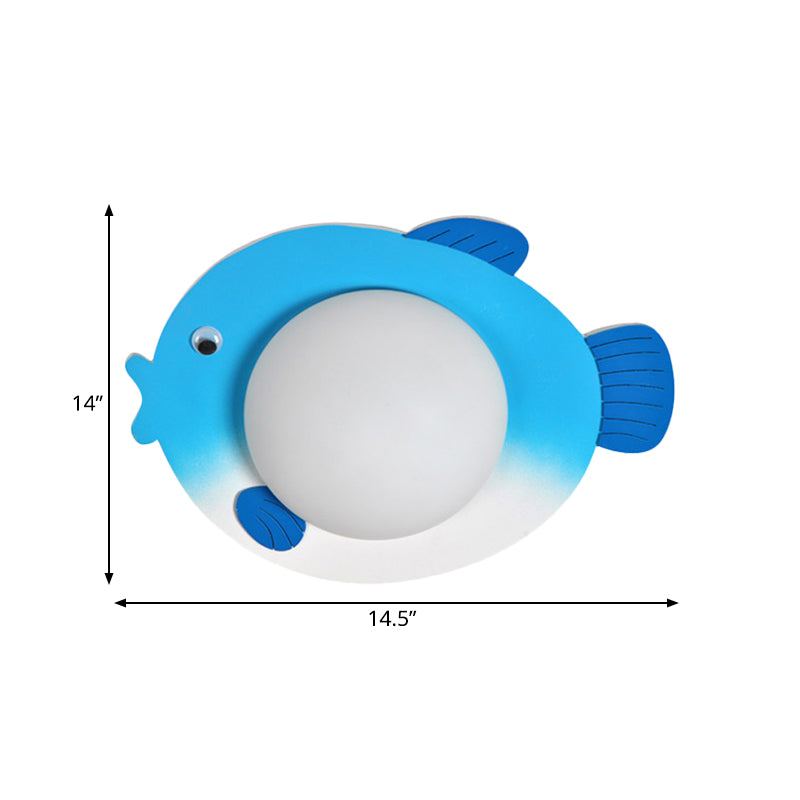 Frendorf | Hout Cartoon Patroon Wandlamp Hedendaagse LED Wandlamp voor Verpleegkamer Slaapkamer