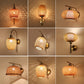 Frendorf | Bamboo Criss-Cross Woven Wall Lantern Chinesischer Stil 1 Glühbirne Holz Wandmontierte Lichtquelle