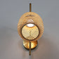 Frendorf | Bamboo Criss-Cross Woven Wall Lantern Chinesischer Stil 1 Glühbirne Holz Wandmontierte Lichtquelle