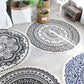 Bohemian Stil Schlafzimmer Teppich Mehrfarbiger Geometrischer Teppich Baumwolle Haustierfreundlicher Teppich