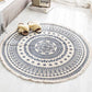 Bohemian Stil Schlafzimmer Teppich Mehrfarbiger Geometrischer Teppich Baumwolle Haustierfreundlicher Teppich