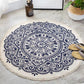 Bohemian Stil Schlafzimmer Teppich Mehrfarbiger Geometrischer Teppich Baumwolle Haustierfreundlicher Teppich