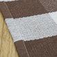 Frendorf | Klassisch Buffalo Karo Teppich Braun Funky Teppich Baumwolle Maschinenwaschbar Teppich für Schlafzimmer