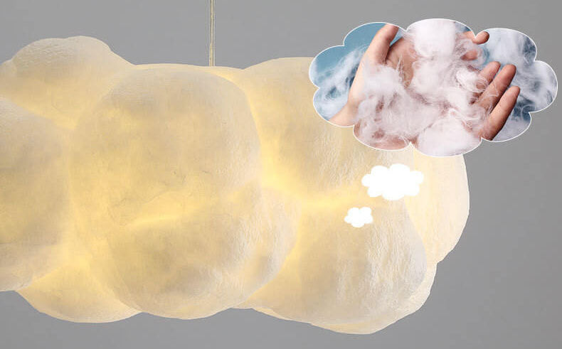 Wolke 1-Licht LED Pendelleuchte