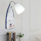 Frendorf | Nautical Ship Wandlantaarn met Emmer Schaduw 1 Kop Glas Wandlamp in Blauw voor Verpleegkamer