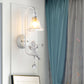 Frendorf | Moderne Witte Wandlamp Klokschaduw 1 Kop Metaal Wandlamp met Engel voor Kinderkamer