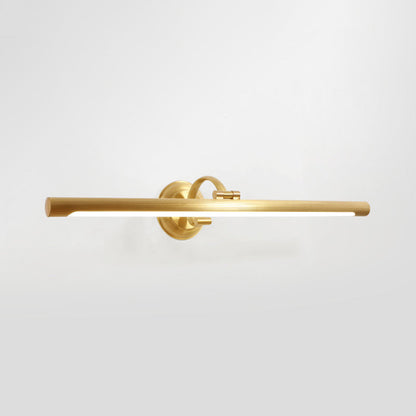 Frendorf | Stabförmige Powder Room LED Wandbeleuchtung Ideen Einfachheit Metall Gold Vanity Wandleuchte Licht