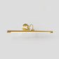 Frendorf | Stabförmige Powder Room LED Wandbeleuchtung Ideen Einfachheit Metall Gold Vanity Wandleuchte Licht