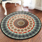 Traditioneller Multi Color Marokkanischer Teppich Polypropylen Mandala Teppich Anti-Rutsch Maschinenwaschbar Fleckenresistenter Teppich für Rom