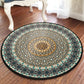 Traditioneller Multi Color Marokkanischer Teppich Polypropylen Mandala Teppich Anti-Rutsch Maschinenwaschbar Fleckenresistenter Teppich für Rom