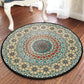Traditioneller Multi Color Marokkanischer Teppich Polypropylen Mandala Teppich Anti-Rutsch Maschinenwaschbar Fleckenresistenter Teppich für Rom