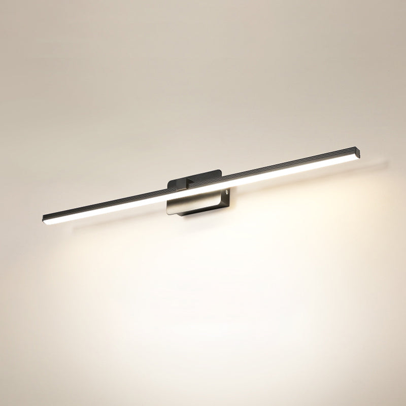 Frendorf | Minimalismus Linear Geformte Wandlampe LED Sconce Metall Gäste-WC Wandbeleuchtung Fixture