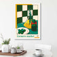 Farmers Market Poster Nr. 1 in Grün Gelb Rot