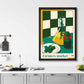 Farmers Market Poster Nr. 1 in Grün Gelb Rot