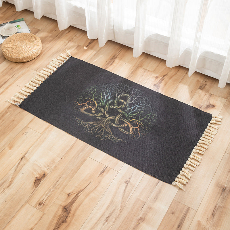 Frendorf | Vivid Plant Strick Teppich Mehr Farben Modern Teppich Synthetisch Haustierfreundlicher Teppich für Gästezimmer