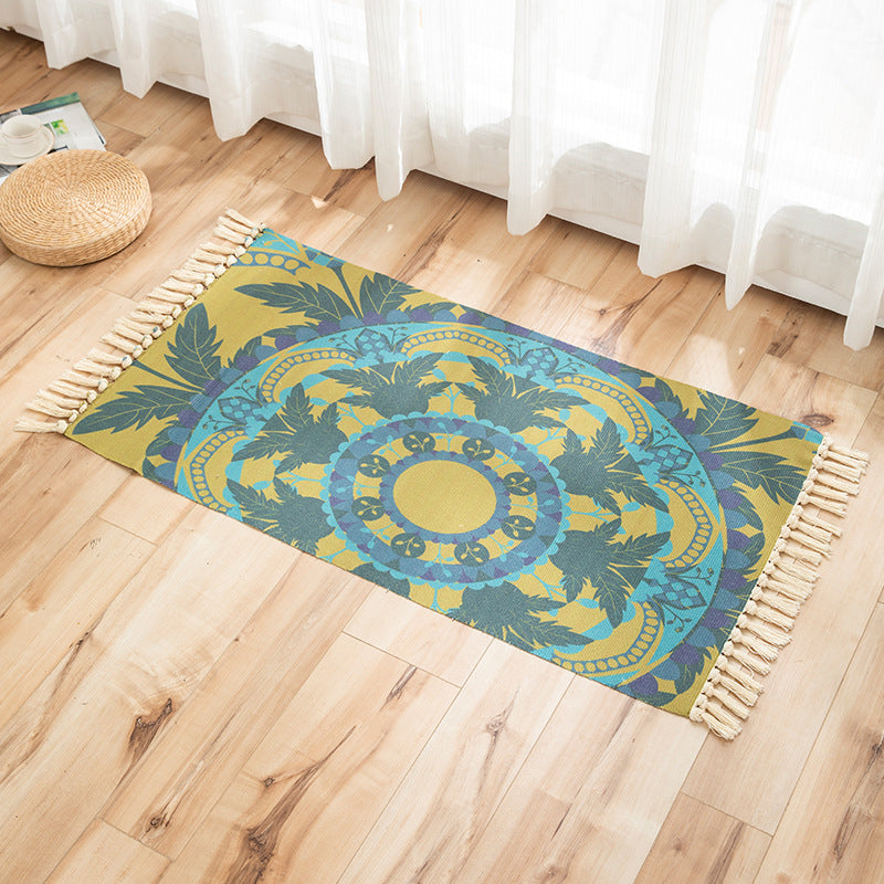 Frendorf | Vivid Plant Strick Teppich Mehr Farben Modern Teppich Synthetisch Haustierfreundlicher Teppich für Gästezimmer