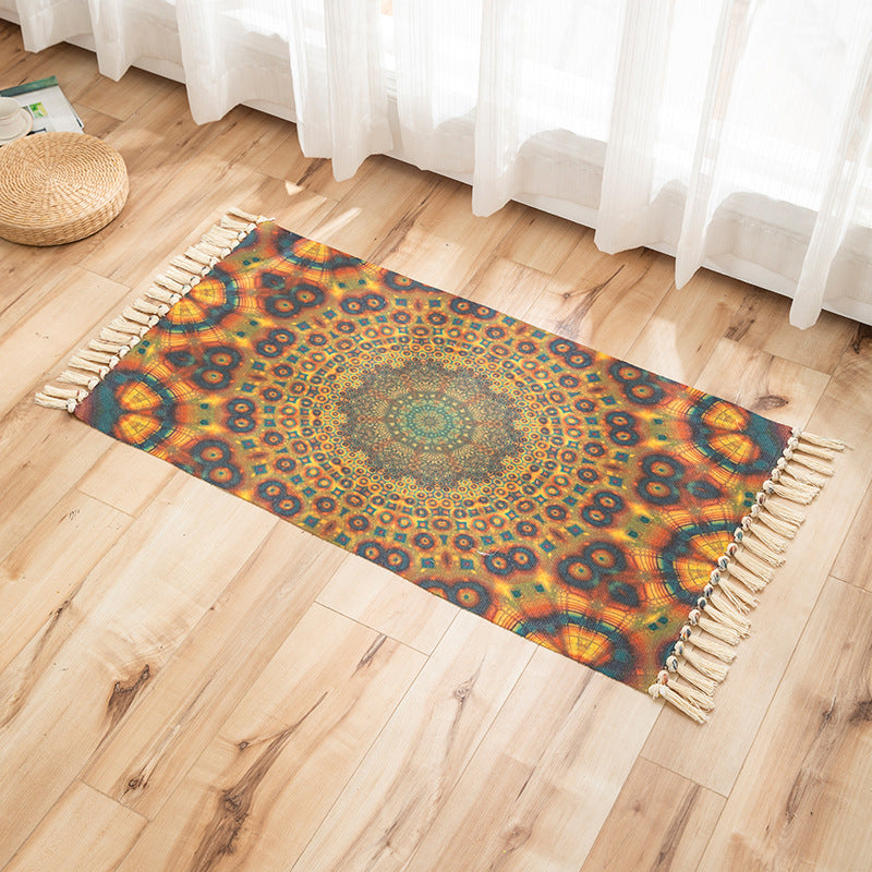 Frendorf | Vivid Plant Strick Teppich Mehr Farben Modern Teppich Synthetisch Haustierfreundlicher Teppich für Gästezimmer