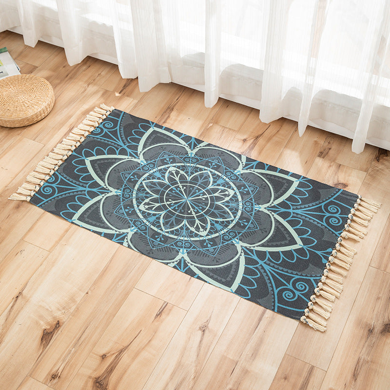 Frendorf | Vivid Plant Strick Teppich Mehr Farben Modern Teppich Synthetisch Haustierfreundlicher Teppich für Gästezimmer