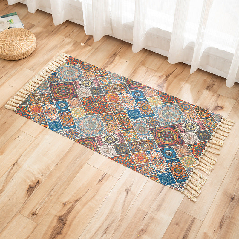 Frendorf | Vivid Plant Strick Teppich Mehr Farben Modern Teppich Synthetisch Haustierfreundlicher Teppich für Gästezimmer