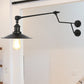 Frendorf | Metalen Zwart/Rood/Wit Wandlamp Kegelshade 1-Lichts Industrieel Muurverlichting voor Woonkamer
