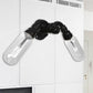 Frendorf | Capsule Shade Schlafzimmer Wandlicht Leuchte Industrielles Metall 2 Lichter Schwarze Wandleuchte mit Rohrdesign