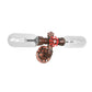Frendorf | Wetterkupfer 2-Licht Wandleuchte Licht Industriell Klarglas Oval Wandleuchte mit Rohrdesign