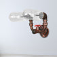 Frendorf | Wetterkupfer 2-Licht Wandleuchte Licht Industriell Klarglas Oval Wandleuchte mit Rohrdesign