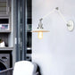 Frendorf | 1 Licht Wandlamp Verlichting Industrieel Conus/Schaal/Golvend Metaal Wandlamp Verlichting in Wit met Verstelbare Arm