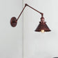 Conic Study Room Wandlampe Industrial Metallic 1 Birne Schwarz/Messing Wandleuchte mit Schwenkarm