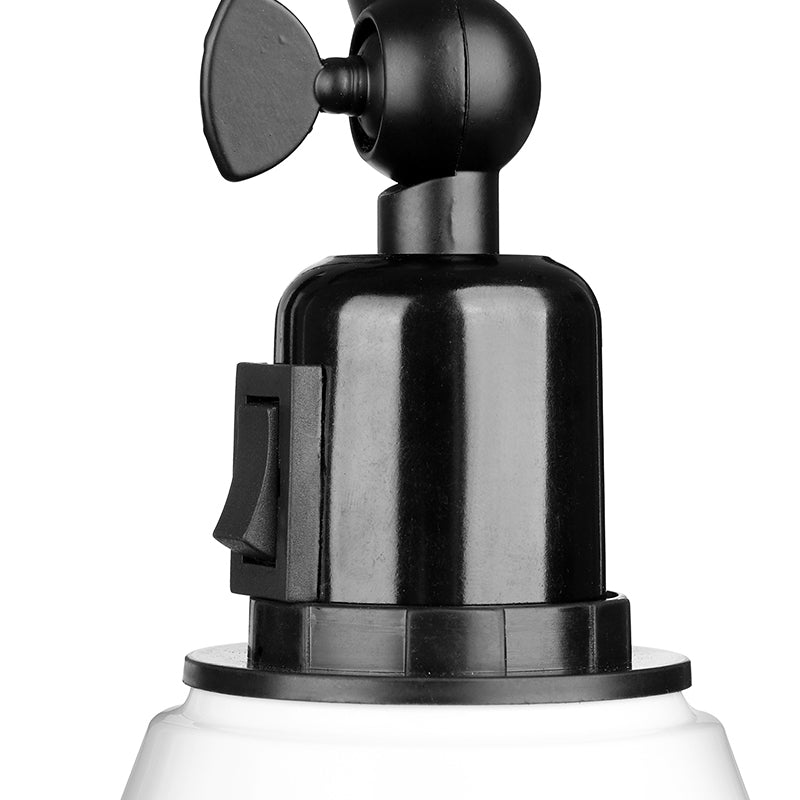 Frendorf | Cone Eettafel Wandlamp Antiek Stijlvol Smeedijzer 1 Hoofd Zwart/Wit Wandmontage Licht