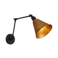 Frendorf | Cone Eettafel Wandlamp Antiek Stijlvol Smeedijzer 1 Hoofd Zwart/Wit Wandmontage Licht