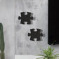 Frendorf | Jigsaw Wandleuchte Moderne Acryl Schwarz/Weiß LED Wandlicht in Warm/Weiß Licht für Wohnzimmer