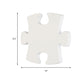 Frendorf | Jigsaw Wandleuchte Moderne Acryl Schwarz/Weiß LED Wandlicht in Warm/Weiß Licht für Wohnzimmer