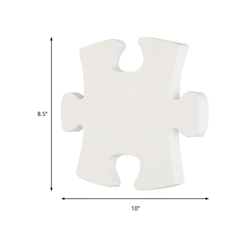 Frendorf | Jigsaw Wandleuchte Moderne Acryl Schwarz/Weiß LED Wandlicht in Warm/Weiß Licht für Wohnzimmer