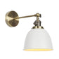 1 Glühbirne Domed Shade Wandleuchte Industriele Schwarz/Grau/Weiß Metall Wandmontierte Lampe für Schlafzimmer