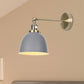 1 Glühbirne Domed Shade Wandleuchte Industriele Schwarz/Grau/Weiß Metall Wandmontierte Lampe für Schlafzimmer