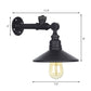 Frendorf | 1 Licht Brede Flair Wandlamp Industrieel Zwart/Brons/Antiek Messing Metaal Sconces Lichtarmatuur voor Slaapkamer