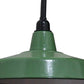 Frendorf | Vintage Style Barn Wall Light Fixture 14"/16" Dia 1 Bulb Metal Sconce Wall Lighting in Green for Restaurant