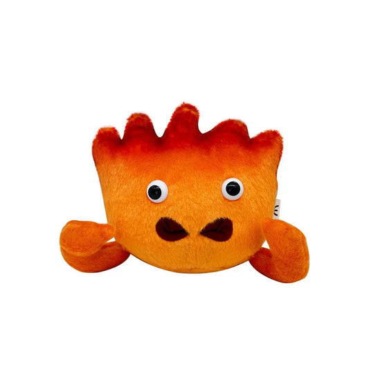 20CM Neue Calcifer Plüschspielzeuge Cartoon gefüllte weiche Puppen Weihnachtsgeschenke Howl’s Moving Castle Calcifer Plüschspielzeug Studio Ghibli